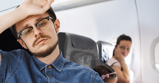 Airplane Passengers Hoping Softboy Will Eventually Just Cry Himself to Sleep