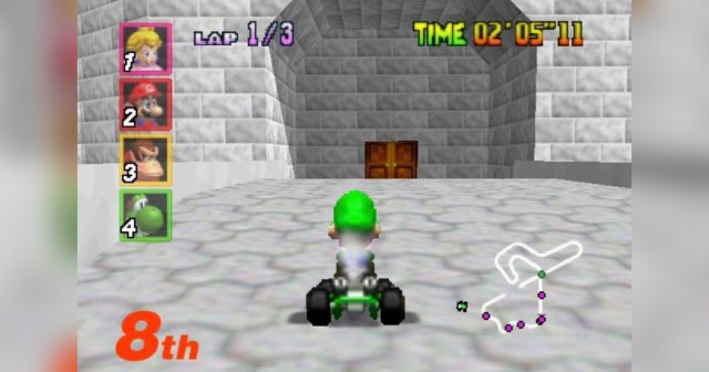 Kart Racer Just Wanted to See If It Would Let Him Go Over There