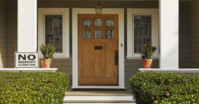 Oh Shit! Negativity Not Welcome Here