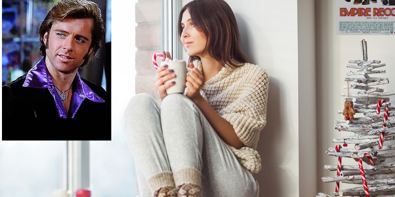 rex manning, Kurt Cobain, tea, sad, mourning, holiday, pandemic, white room, light colors, brunette, movie star, movie