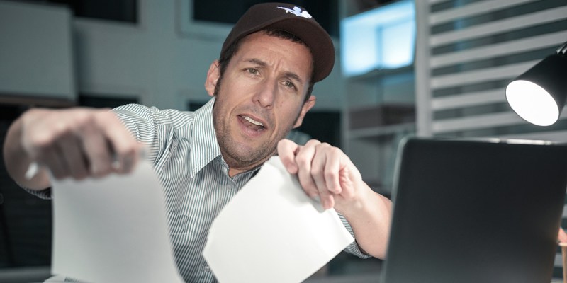 adam sandler, screenplay, taser