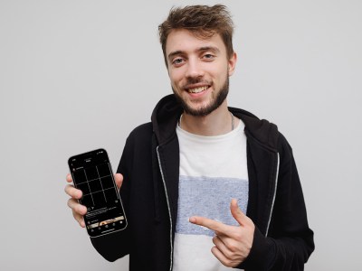 white guy, top 9, black square