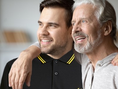 proud boys, hug, father