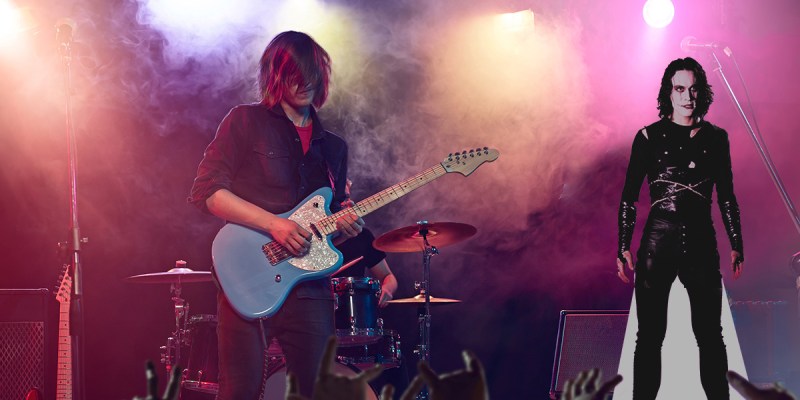 the crow, bassist, cut out