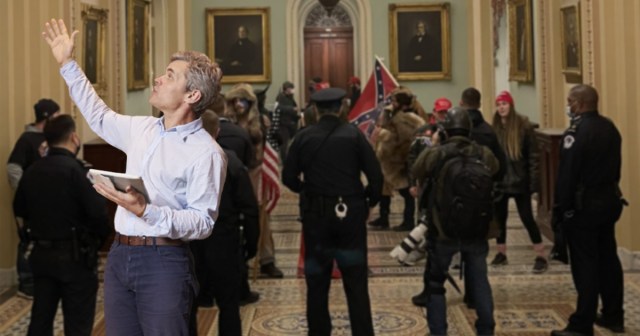 Tour Guide Needs Everyone to Quiet Down Before Explaining Significance of How Many Stairs Lead Into Capitol Building