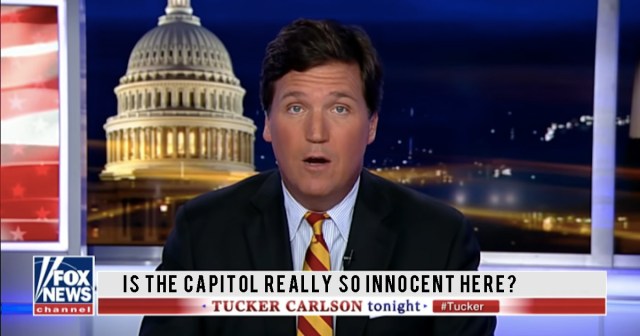 Tucker Carlson Reminds Viewers That Capitol Building Was No Angel