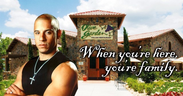 Fast & Furious Franchise Announces Partnership With Olive Garden