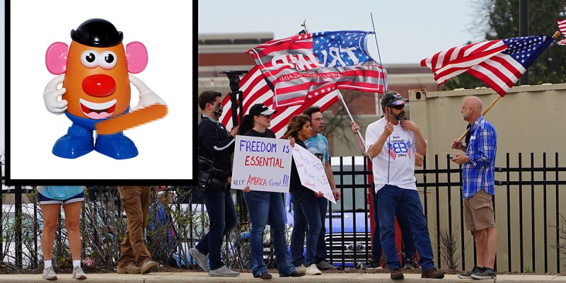 mr potato head, conservatives, gender neutral