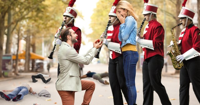 Over-the-Top, Public Romantic Gesture in Midst of Pandemic Leaves 42 Dead, 1 Smitten