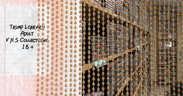 Proposed Trump Presidential Library to Feature Extensive Porno Collection Behind Velvet Curtain