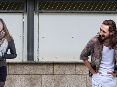 short skirt, long jacket, cake