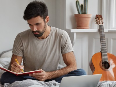 musician, guitar, writer, songwriter, acoustic guitar, solo artist, sad, broke, white room, cactus, lonely, introspective, starving, creative