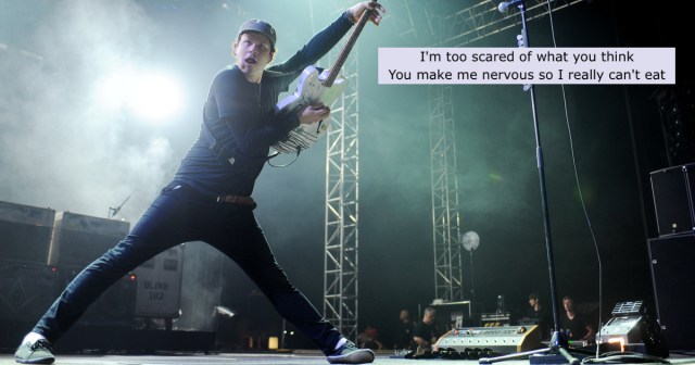 We Remember the Time Tom Delonge Rhymed ‘Think’ With ‘Eat’