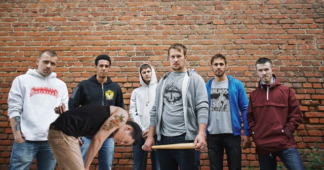 Aging Hardcore Kid Afraid if They Crouch Down for Crew Photo They Won’t Be Able to Stand Back Up