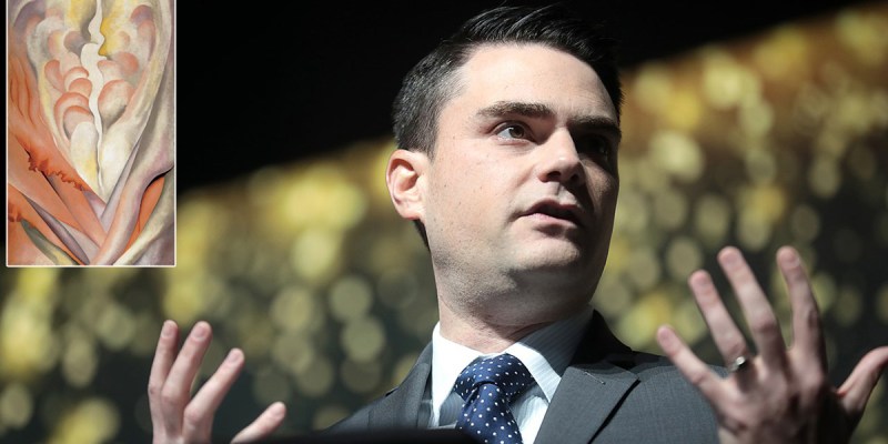 ben shapiro, georgia o-keeffe, vagina