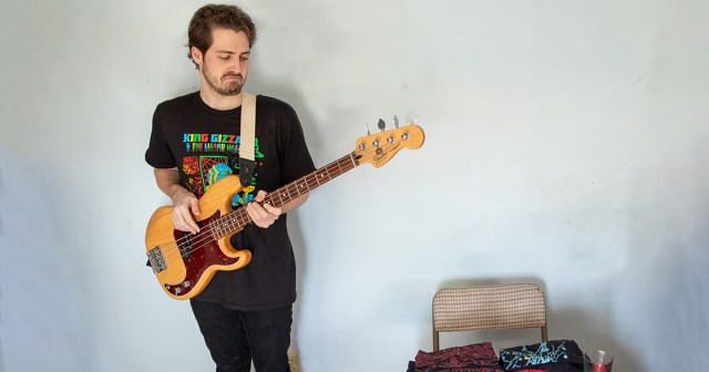 Merch Guy Demoted to Bass Player