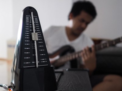 tick, click, count, timer, timing, swing, bpm, beats per minute, guitar, play, practice, record, suck, bad, sad, annoying, realistic, off time, off tempo, bad