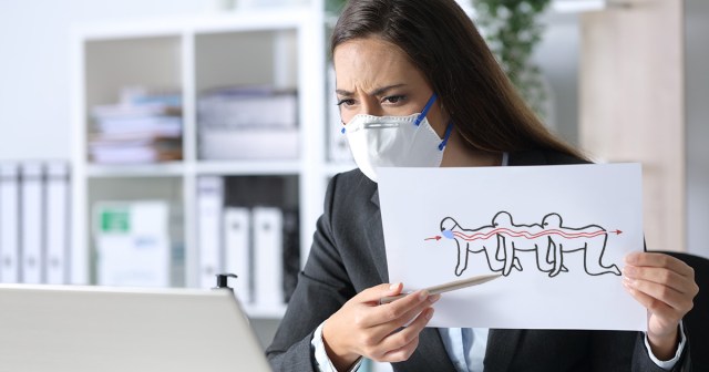 CDC Says Human Centipedes Now Only Need to Wear Mask on Front Piece