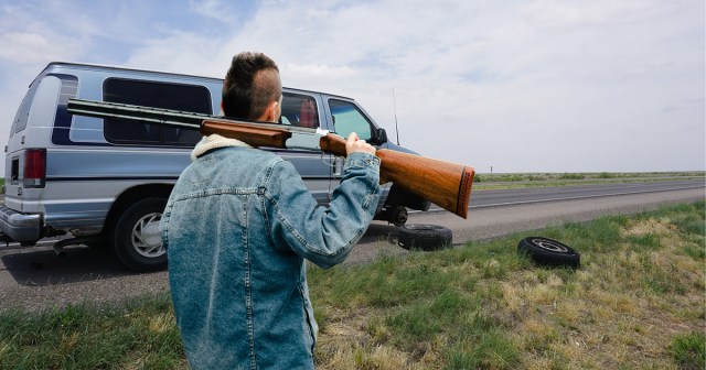 Punk Tearfully Shoots Tour Van With Broken Axle