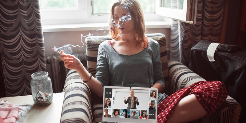 punk, teen, zoom, smoking