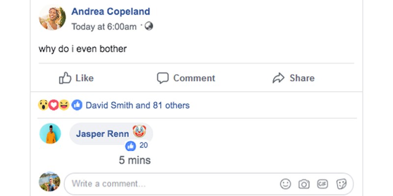 facebook, likes, cry for help