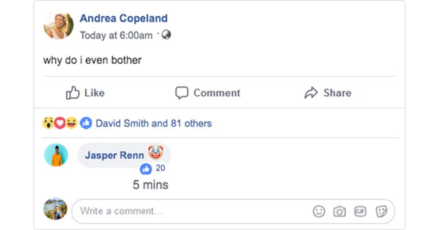 Cry for Help Getting Tons of Likes