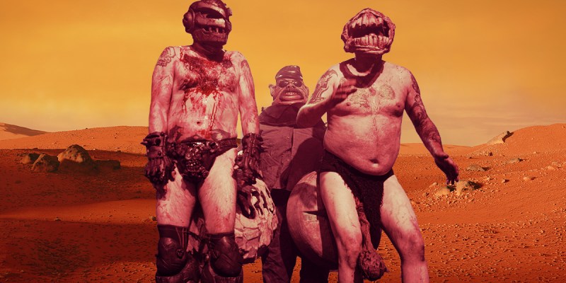 gwar, mars, space, funny, monster, alien, invade, band, rehearse, music, rover, robot, planet, solar system, orange, dusty, life, signs of life, discovery, revolutionary