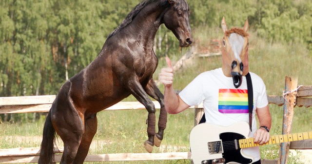 We Trained a Horse To Play Guitar and He Really Seems To Hate It