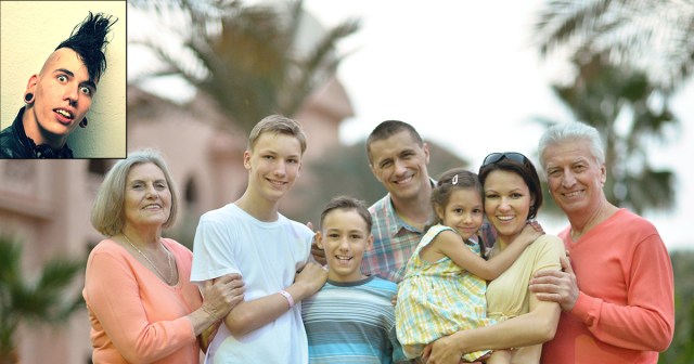 Punk Cousin Unaware He’s Family’s Cautionary Tale
