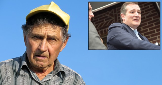Frustrated Farmer Tired of People Mistaking His Bags of Shit for Ted Cruz