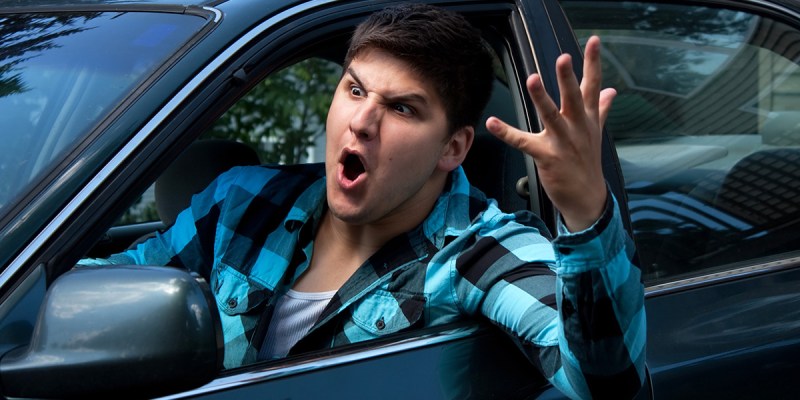 angry, driver, pissed off, plaid, blue, ugly, car, driver, vehicle, chad, alpha male, arrest, jail, police, road rage, anxious, stress, late, hurry
