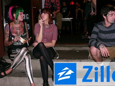 zillow, home, house, punk, green hair, split, mortgage, even, rent, fair, credit, bad credit, badass, poor, broke, squatter, dirty, rundown, misfits, decoration