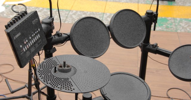 New Electric Drum Set Comes Pre-Covered in Dust