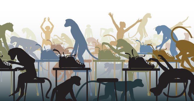 We Put 1,000 Monkeys in a Room With 1,000 Typewriters to Prove Some Jackass Point and They Didn’t Write Anything and Some People Got Hurt and We Are in a Lot of Trouble
