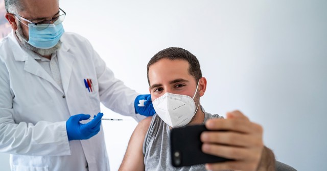 Man Vaccinated Too Late for Selfie to Seem Important
