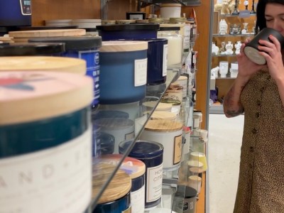 vaccinated, tj maxx, candle