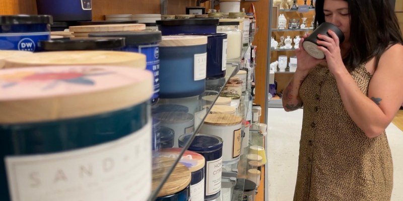 vaccinated, tj maxx, candle