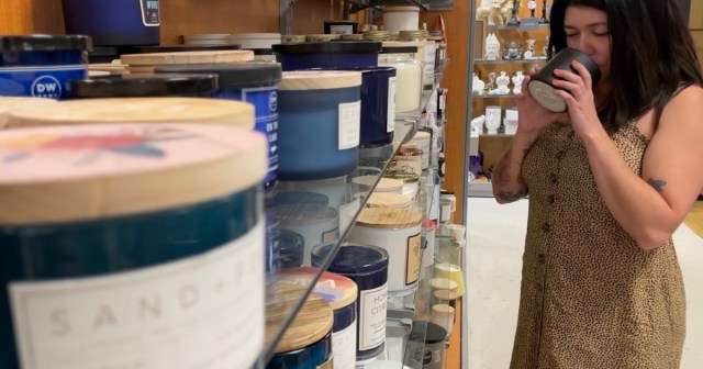 Newly Vaccinated Woman Steps Outside to Take in Smell of Every Single Fuckin Candle in This TJ Maxx