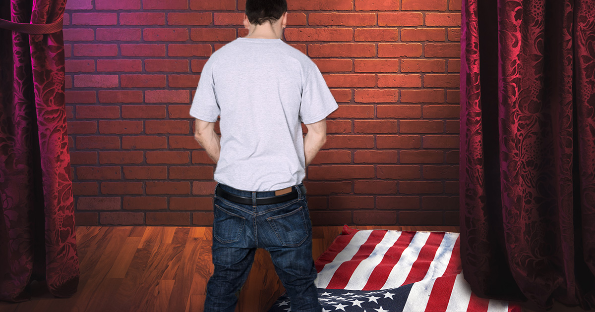 flag, piss, performance