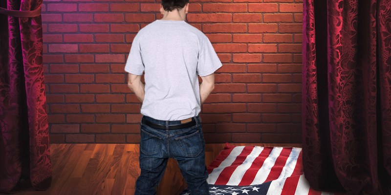 flag, piss, performance