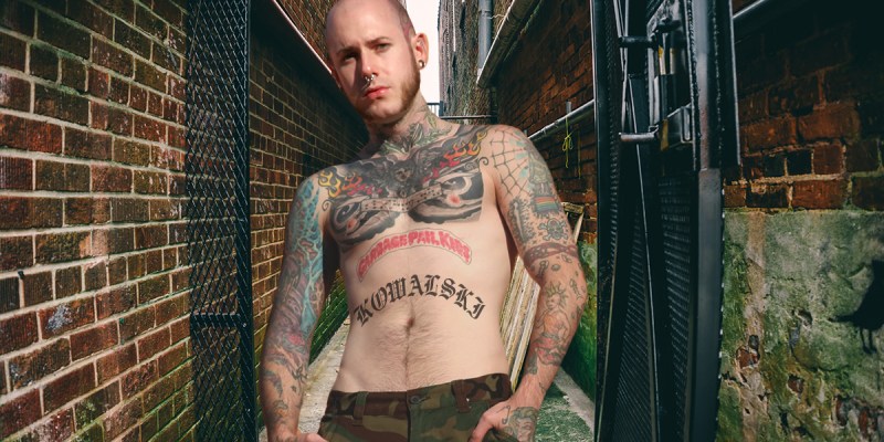 stomach, tattoo, name