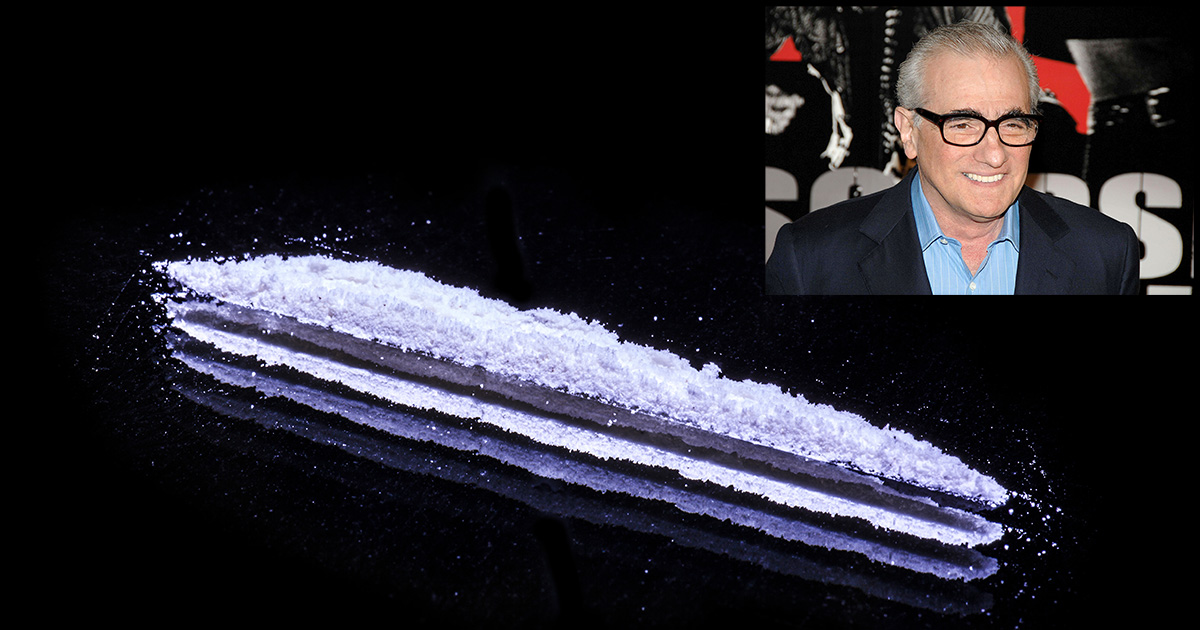 coke, martin scorsese, line, sniff, snort, blow, high, dirty, gross, star roll, white powder, scary