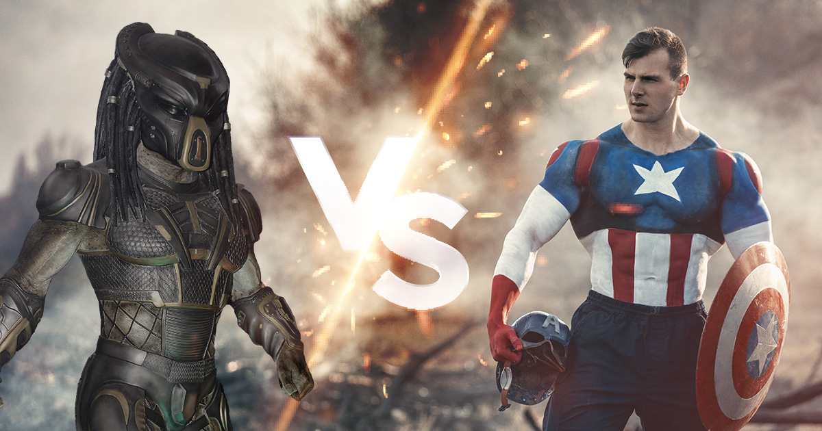 marvel, captain america, predator