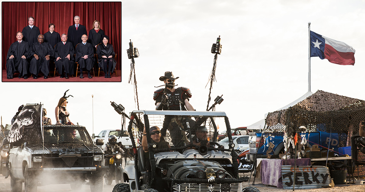 supreme court, texas, mad max