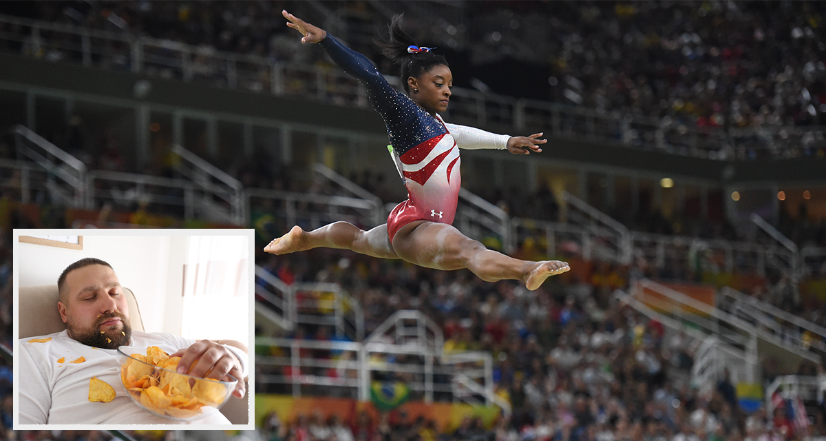 simone biles, bronze, stand