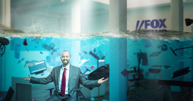 Fox News Floats in Expert to Flooded Newsroom to Debunk Climate Change Reports