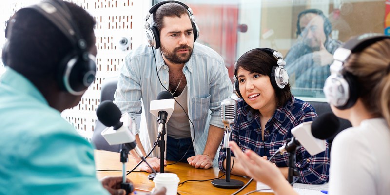 frontman, drummer, podcast