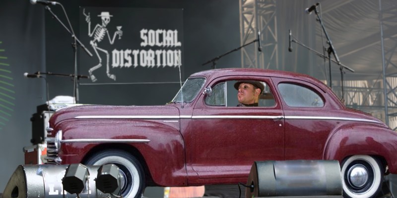 mike ness, social distortion, revving engine