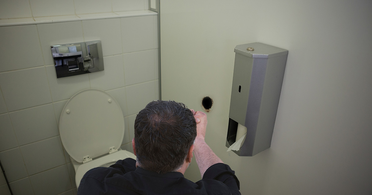 glory hole, vaccinated, person