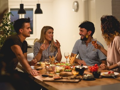 dinner, party, guests